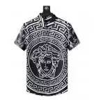 chemise versace booba short black big medusa